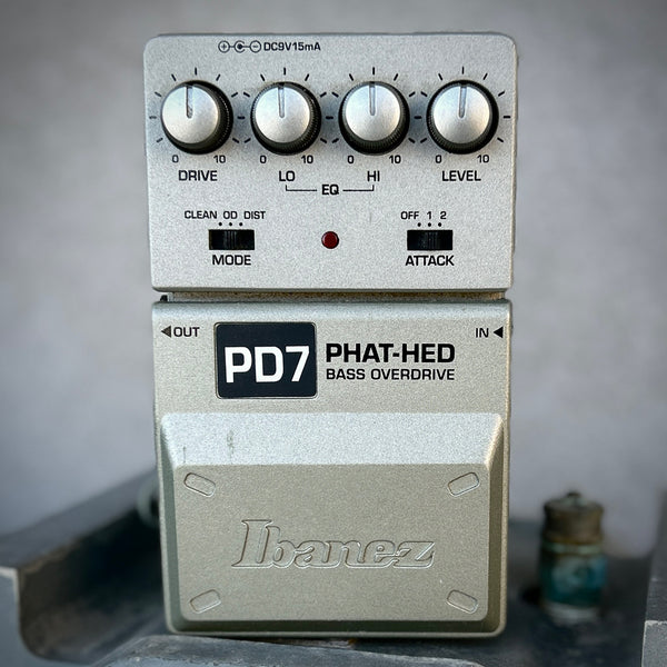 Used Ibanez PD7 Phat-Hed Basss Overdrive - Guitarworks