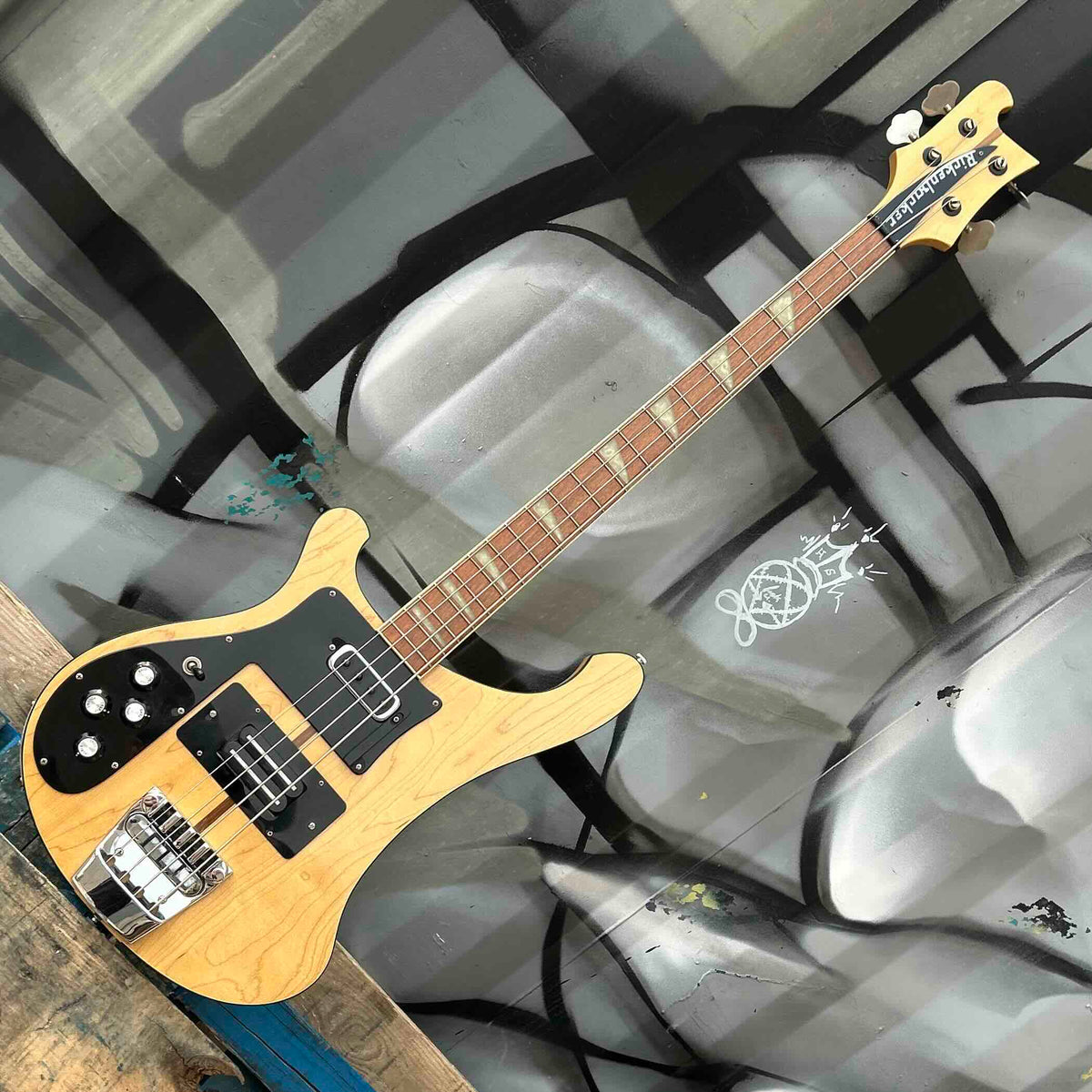 1977 Rickenbacker 4001 Maple Glo Left Handed  W/Case