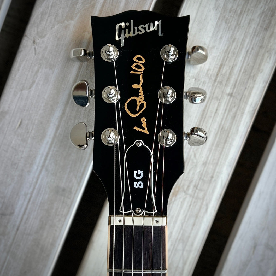 2015 Gibson 100 Anniversary SG Standard Trans Ebony w/Case