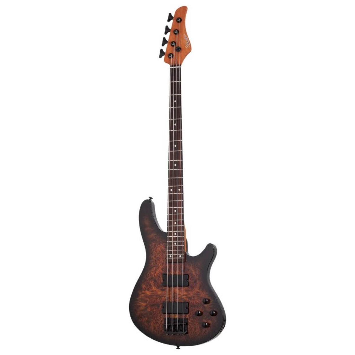 C-4 Standard 4-String Electric Bass, Tobacco Burl 3970-SCH