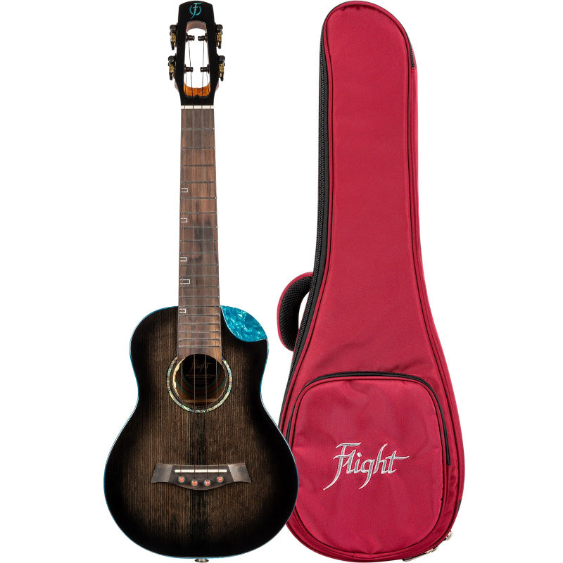 Flight Nighthawk Concert EQ-A Concert Ukulele w/Bag