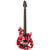 EVH Wolfgang Special Striped Series, Ebony Fingerboard Red/Black/White w/Bag