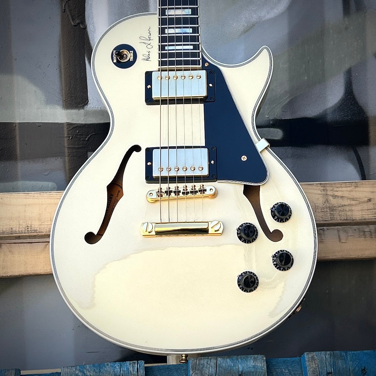 2017 Gibson Memphis Alex Lifeson Signature ES-Les Paul VOS W/Case