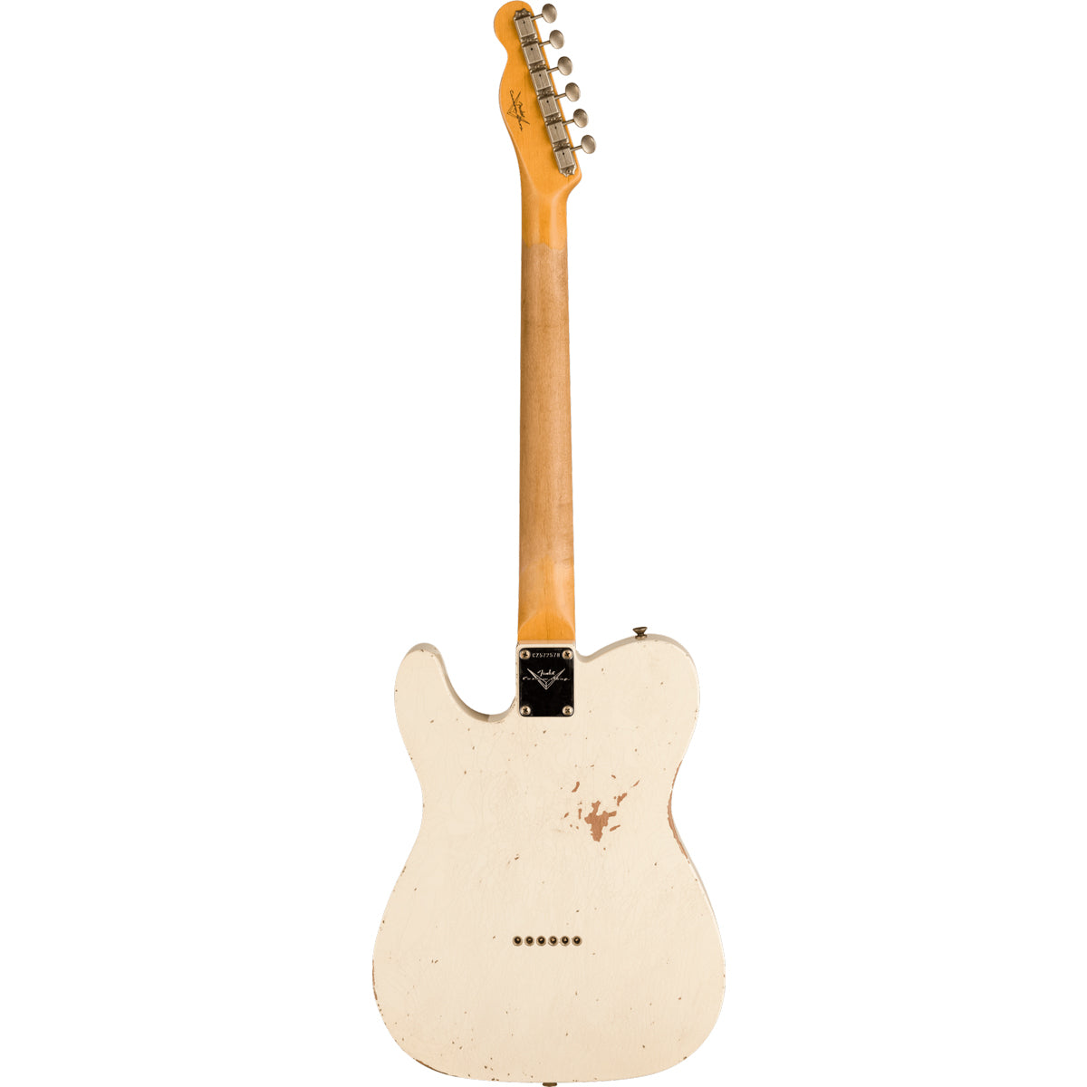 Fender Custom Shop 1963 Telecaster Relic 3A Rosewood Fingerboard Aged Olympic White