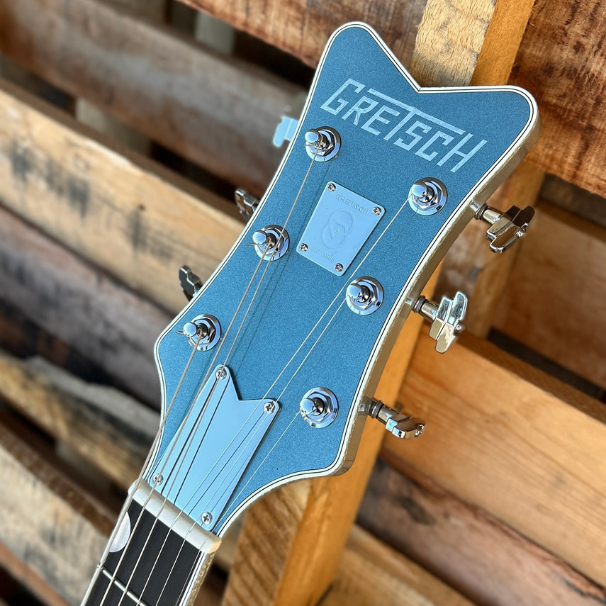 Used Gretsch G6134T-140 Limited Edition 140th Double Platinum Penguin w/Bigsby Two-Tone Stone Platinum/Pure Platinum w/Case