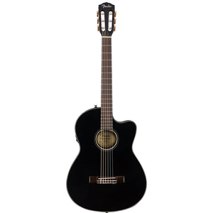 Fender CN-140SCE Nylon Black w/Case