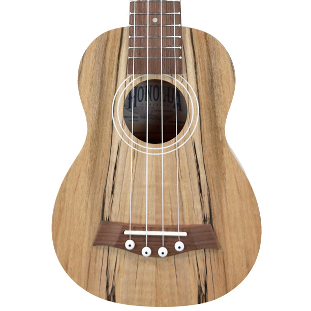 Honolua Ukuleles Honu Limited Edition Spalted Maple Soprano Ukulele HO-11SM w/Bag