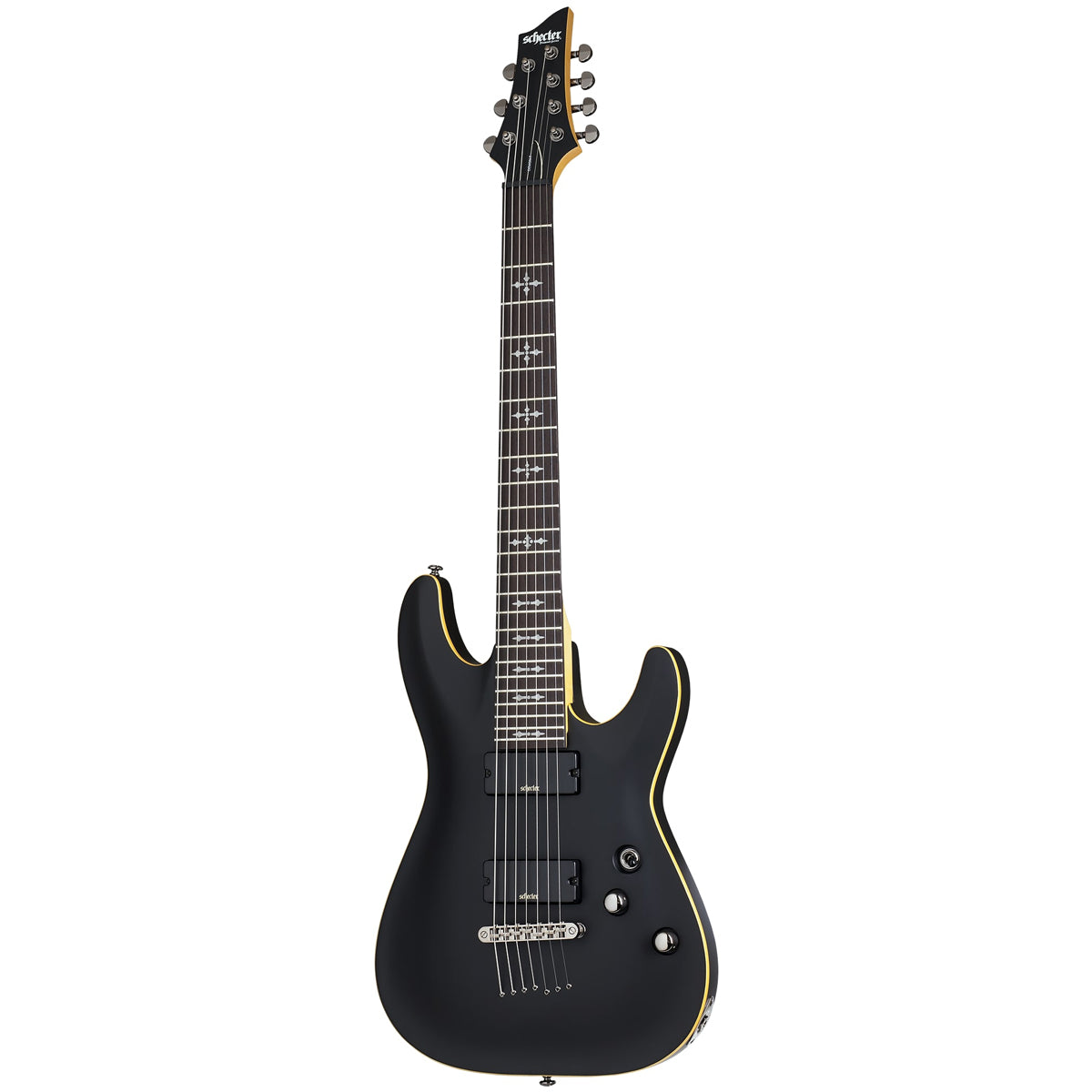 Schecter Demon-7 7-String Aged Black Satin - Guitarworks