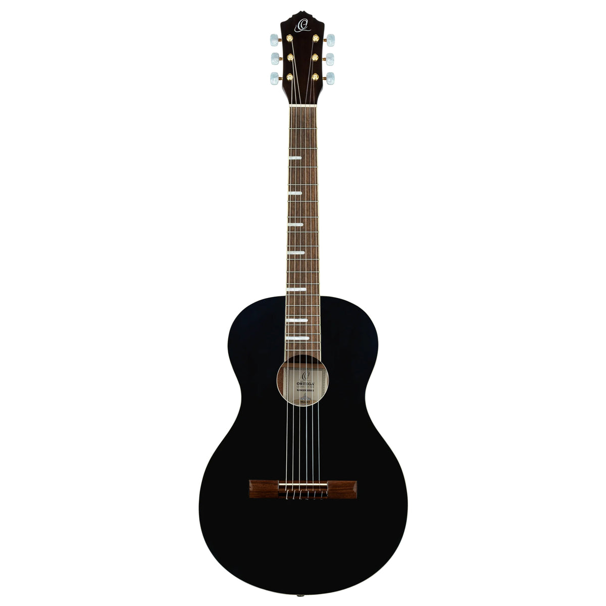 Ortega RRA-BKT Ranger Series Nylon String Black w/Bag