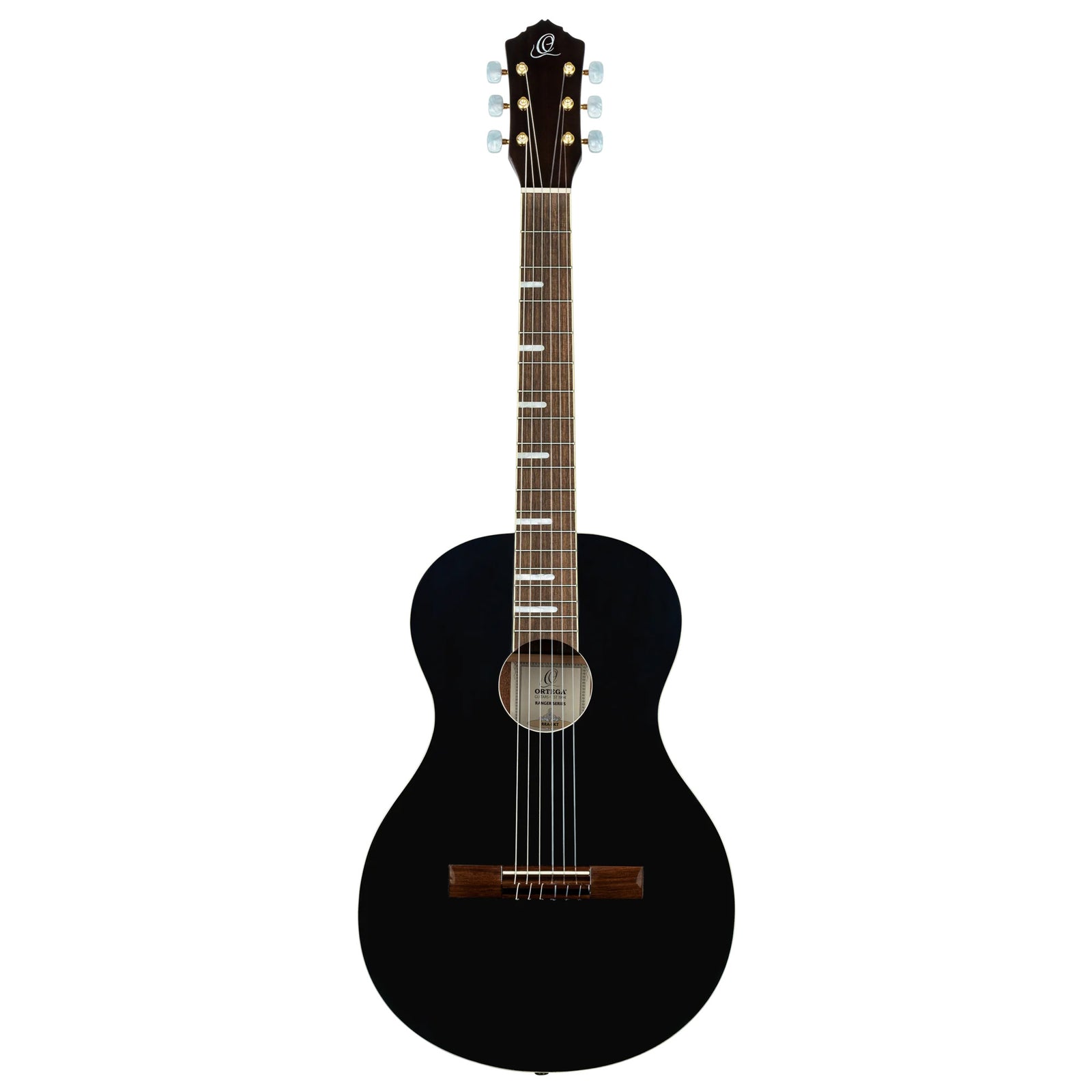 Ortega RRA-BKT Ranger Series Nylon String Black w/Bag