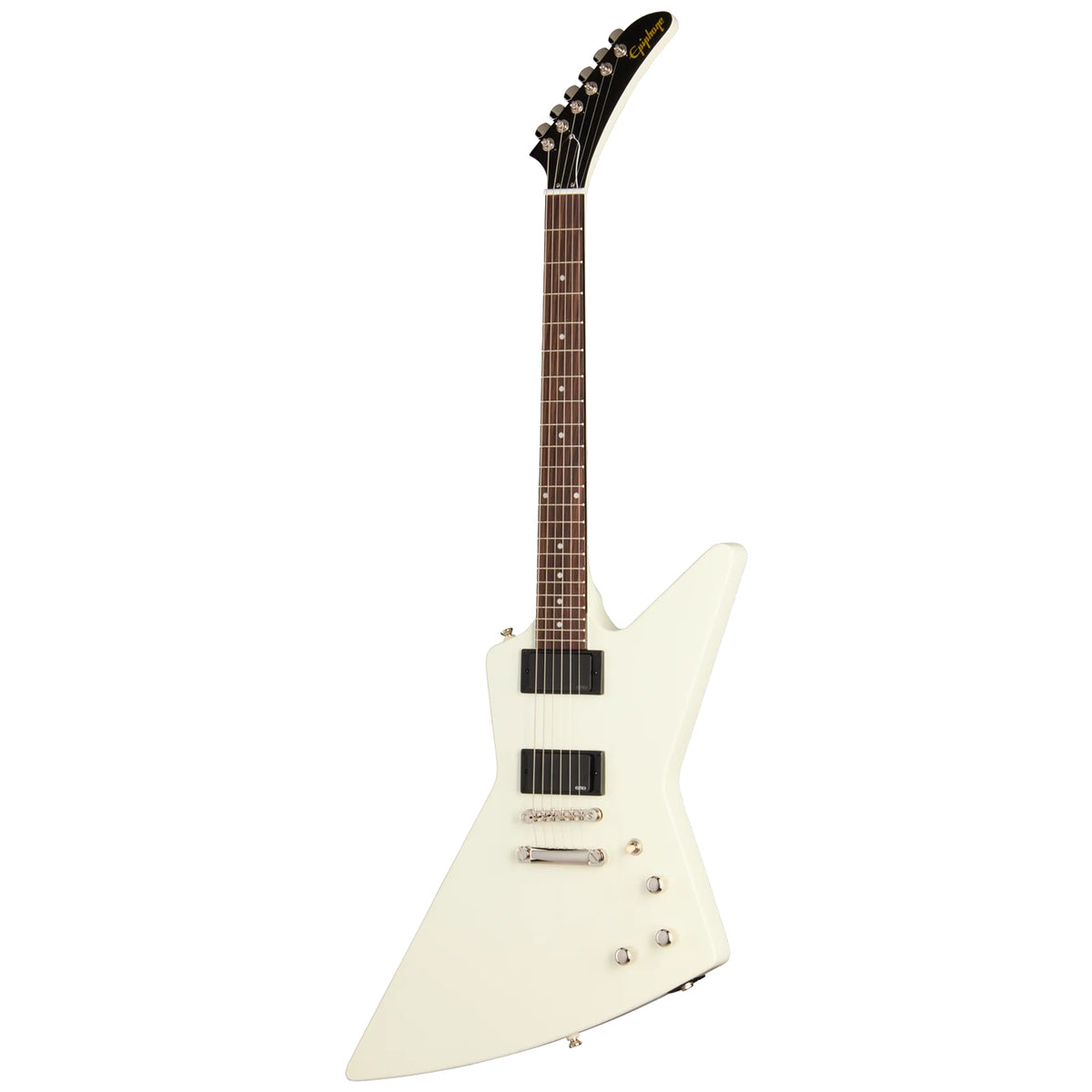 Epiphone Explorer 80's EMG Classic White w/Bag