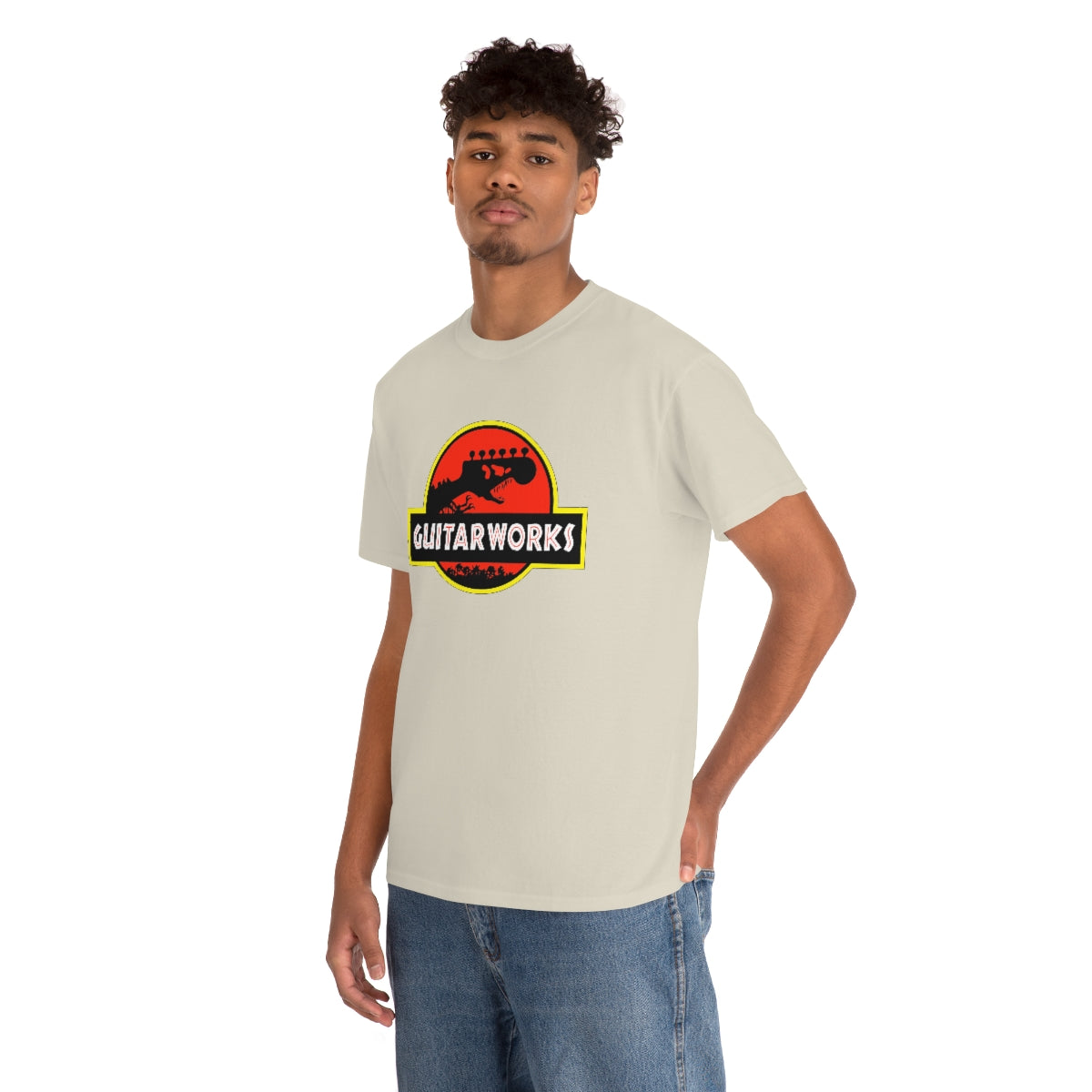 Guitarworks Jurassic Sand Unisex Heavy Cotton T-Shirt