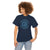 Guitarworks Blue Circle Logo Navy Unisex Heavy Cotton T-Shirt