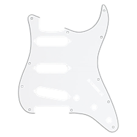 Fender Pickguard Stratocaster S/S/S 11-Hole Mount W/B/W 3-Ply
