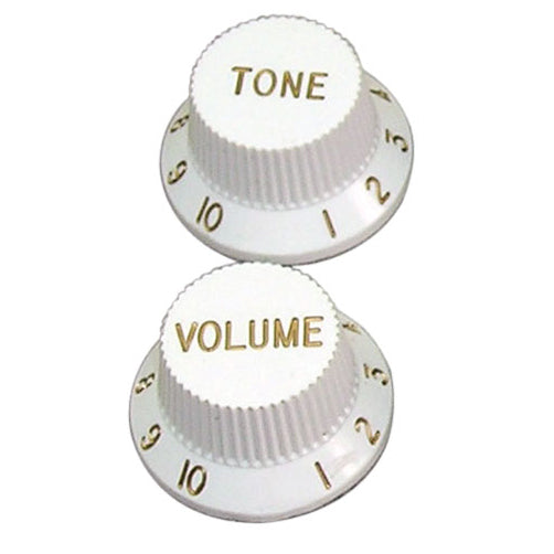Profile P185 Strat Knob Set White