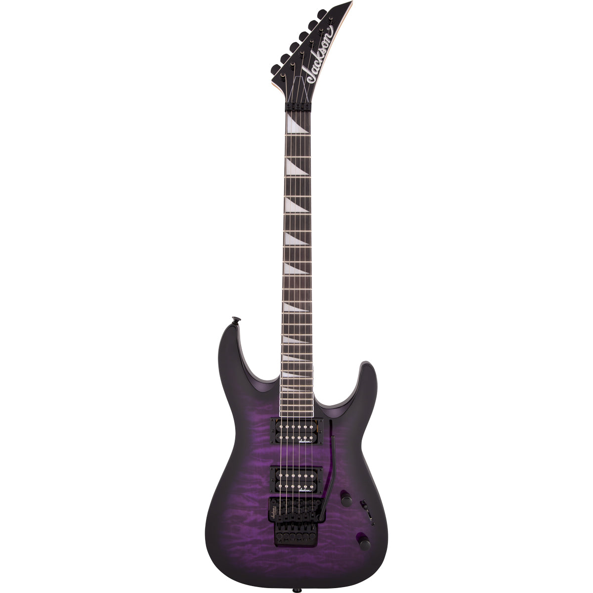 Jackson JS Series Dinky Arch Top JS32Q DKA Transparent Purple Burst