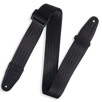 Levy's Basic Seatbelt Black Guitar Strap M8SB-BLK