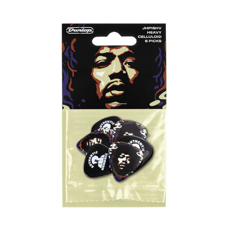Dunlop Jimi Hendrix '69 Psych Series Star Haze Guitar Pick 6 Pack