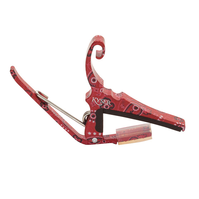 Kyser Acoustic 6 String Red Bandana Quick-Change