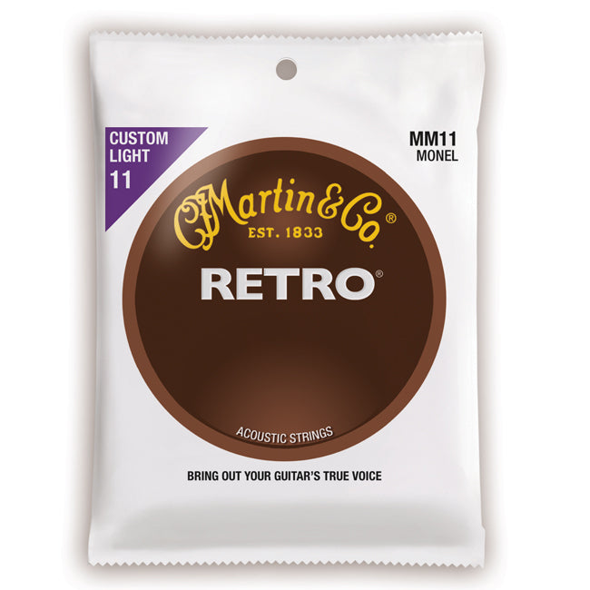 Martin Retro Acoustic Strings Custom Light 11-53 MM11 - Guitarworks