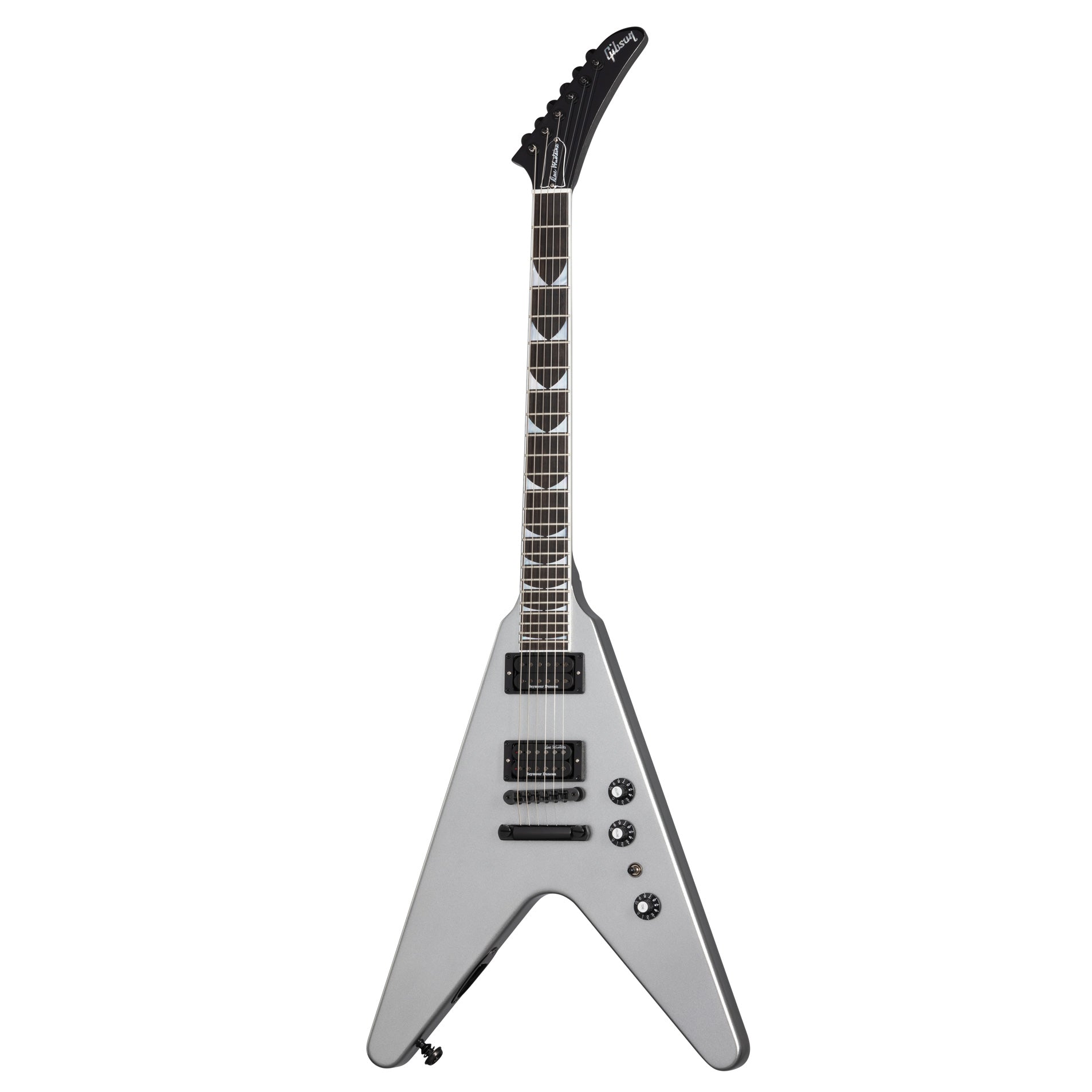 Gibson Dave Mustaine Signature Flying V EXP Silver Metallic