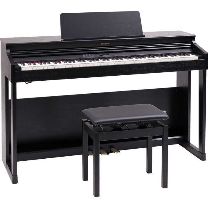 Roland RP701 Digital Piano Black w/Stand & Bench