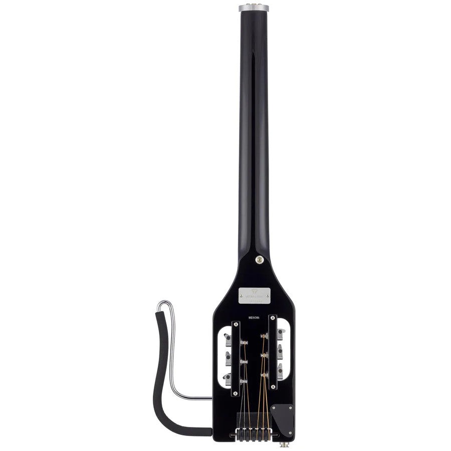 Traveler Guitar Ultra-Light Acoustic-Electric Travel Guitar  Standard Gloss Black w/ Gig Bag