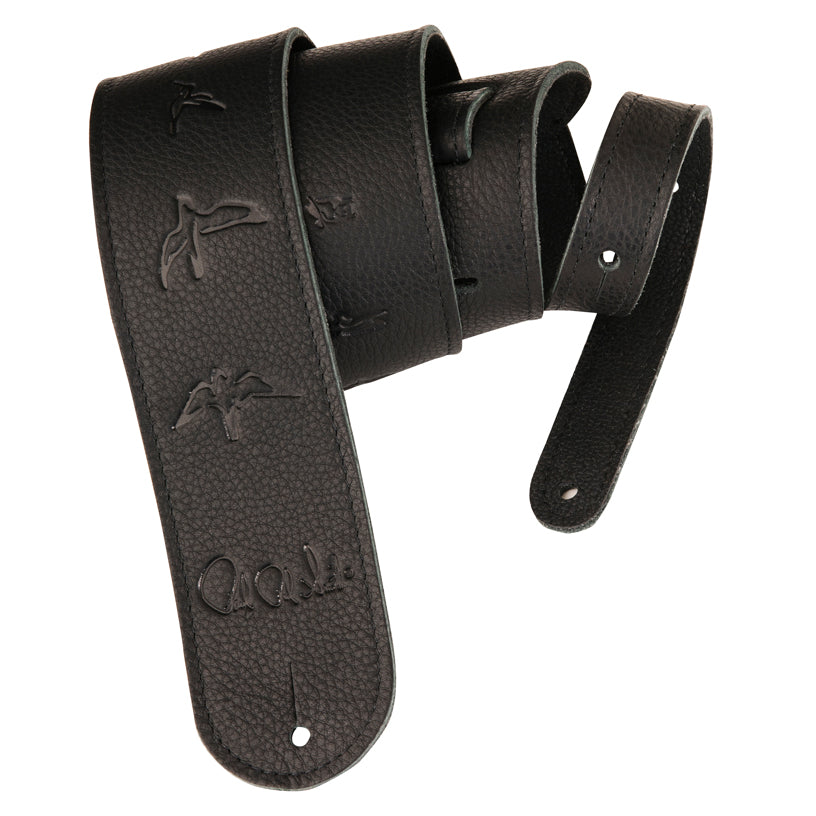 Paul Reed Smith (PRS) Leather Birds Guitar Strap Black