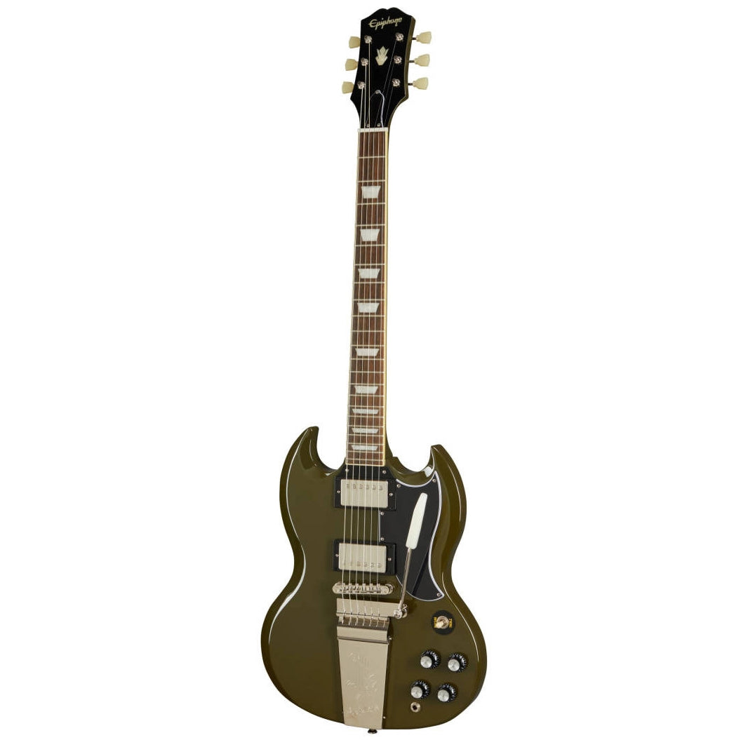 Epiphone SG Standard '61 Maestro Vibrola Olive Drab - Guitarworks