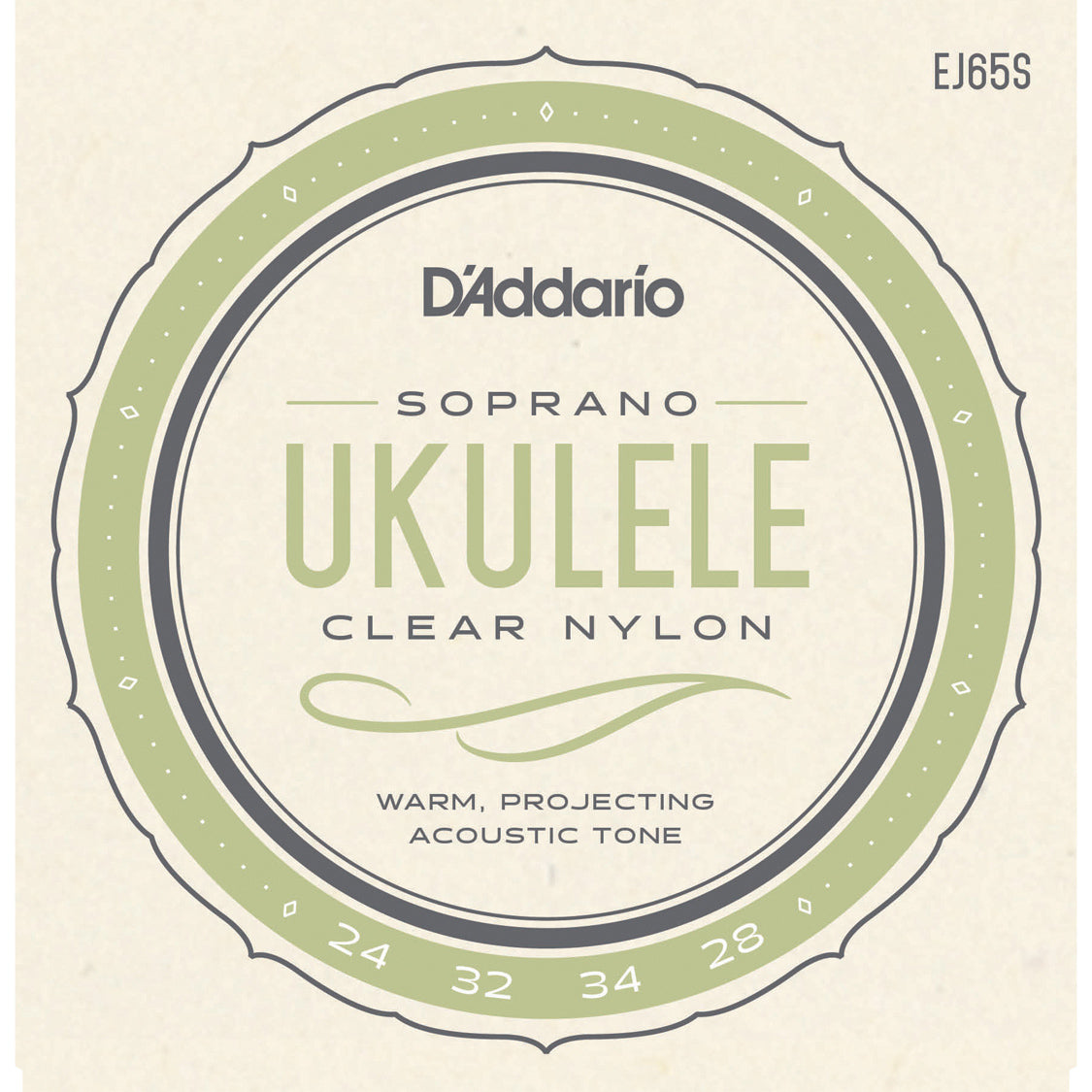 D'Addario EJ65S Ukulele Soprano