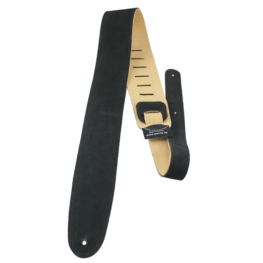 Perri's Strap 2.5" Suede Black P25S-202
