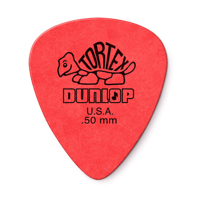 Dunlop Red 0.50mm Tortex® Standard Guitar Pick (12/bag)