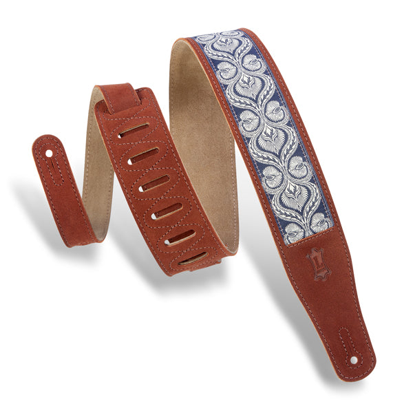 Levy's Embellish Suede Guitar Strap MSJ26-RST
