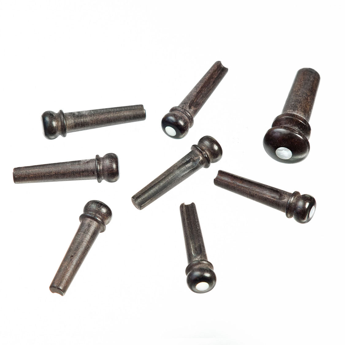 D'Addario Ebony Bridge & End Pins PWPS3