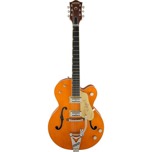 Gretsch G6120T-59 Vintage Select Edition '59 Chet Atkins Hollow Body w/Bigsby Vintage Orange Stain Lacquer
