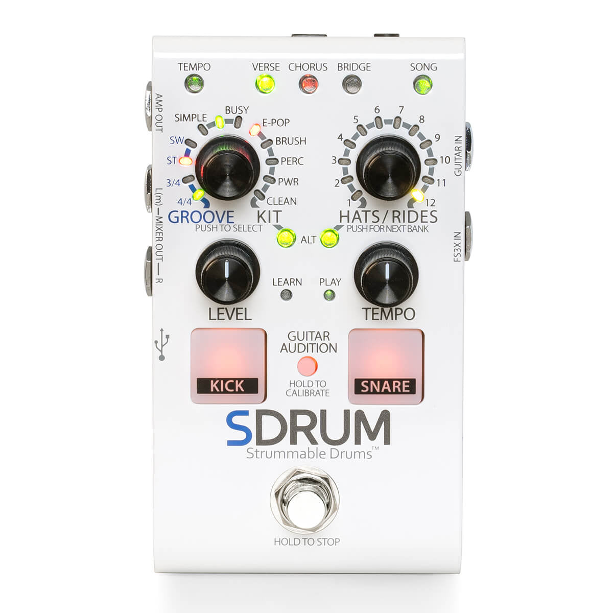 Digitech SDRUM Strummable Drums Pedal