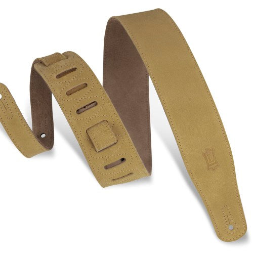 Levy's MS26-TAN Hand-Brushed Suede Guitar Strap