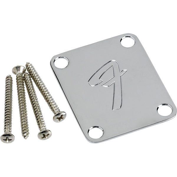 Fender 4-Bolt '70s Vintage Style Neck Plate Chrome