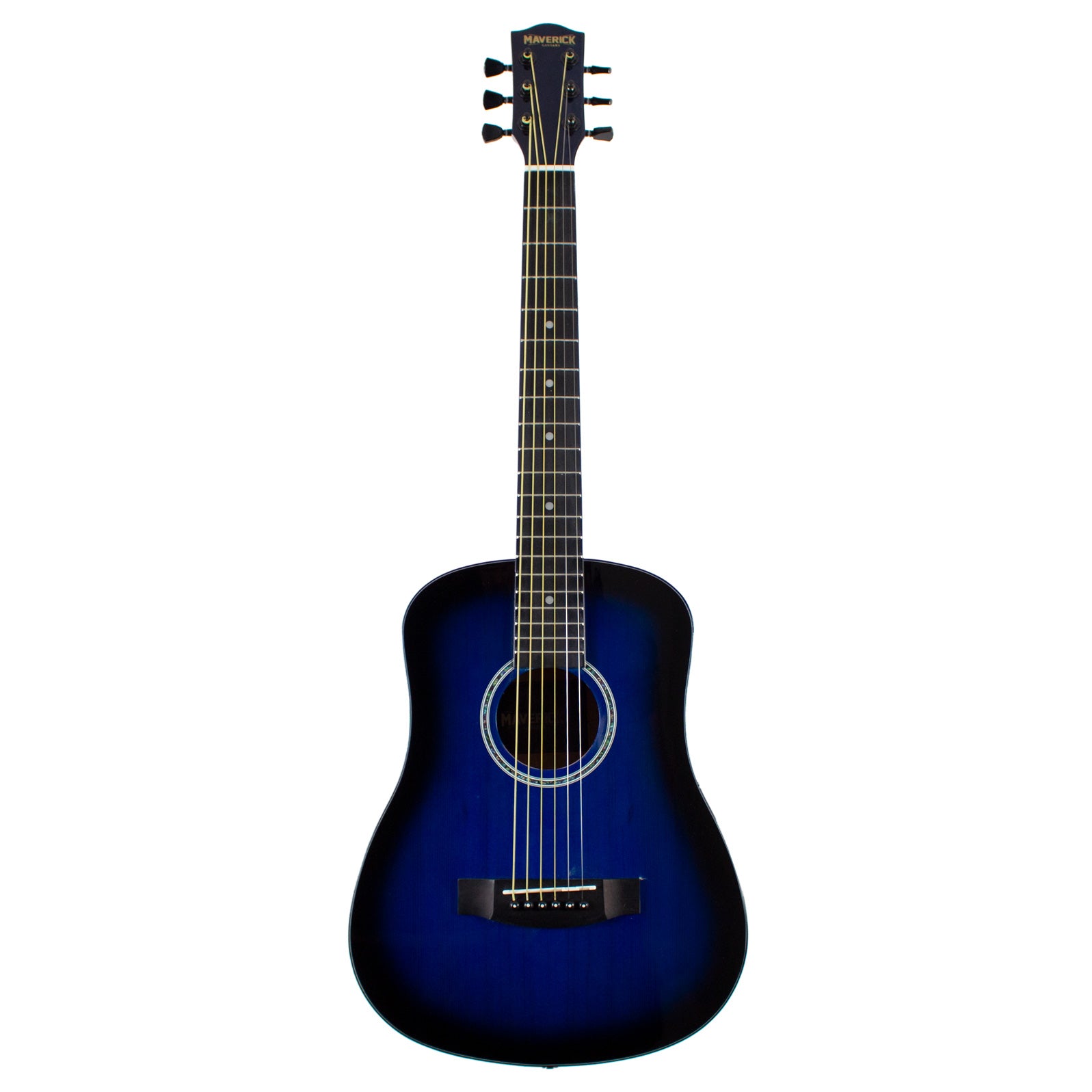 Maverick Guitars 1/2 Size Acoustic Blue w/Gig Bag M12A-BU