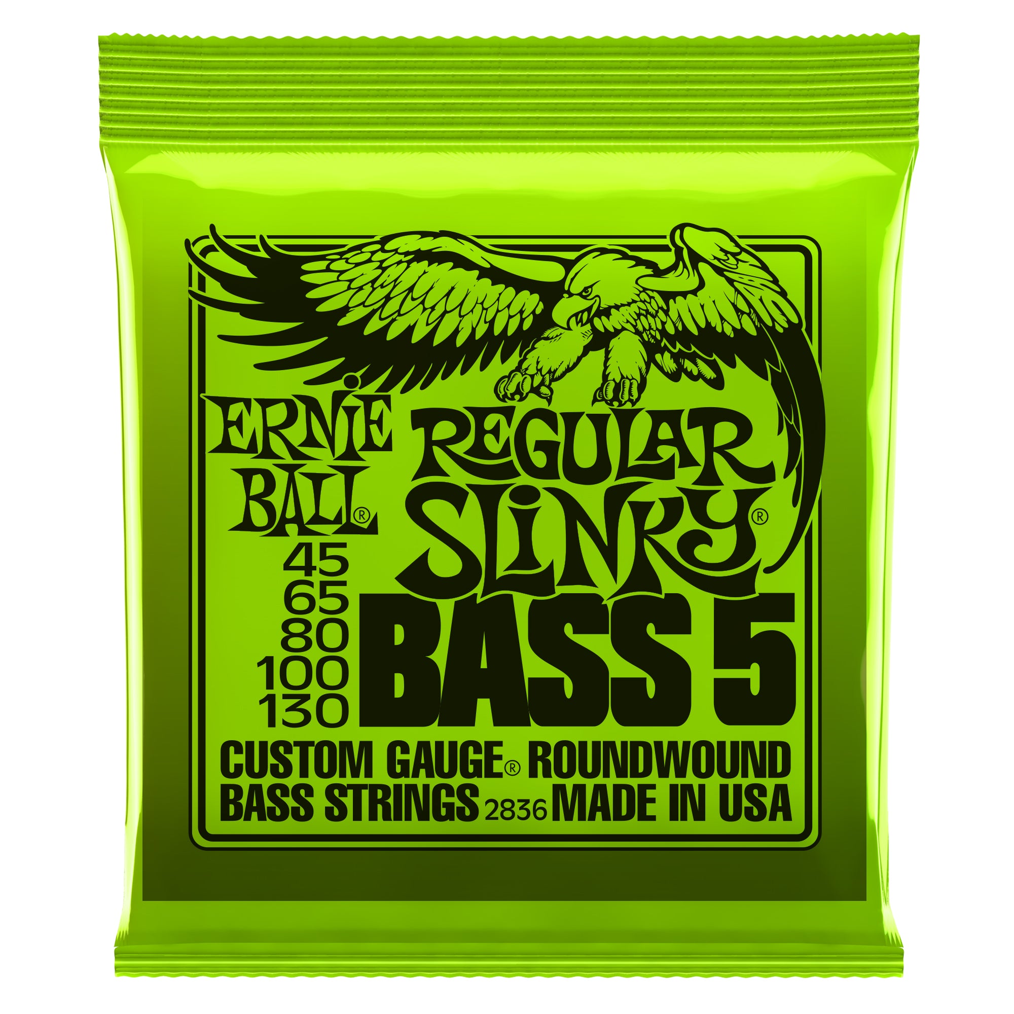 Ernie Ball Regular Slinky Nickel Wound Bass 5 Strings