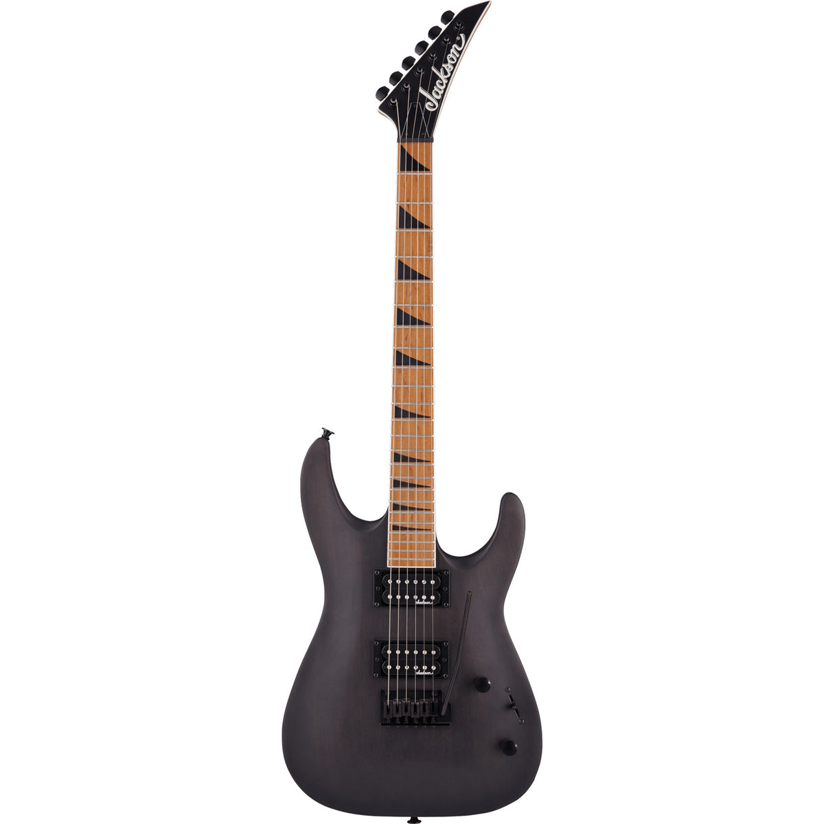 Jackson JS Series Dinky Arch Top JS24 DKAM Caramelized Maple Fingerboard Black Stain