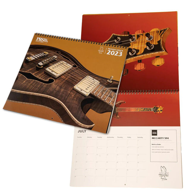 Paul Reed Smith (PRS) Private Stock Calendar 2023