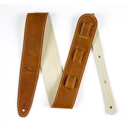 Fender Ball Glove Leather Guitar Strap 2.5'' Brown