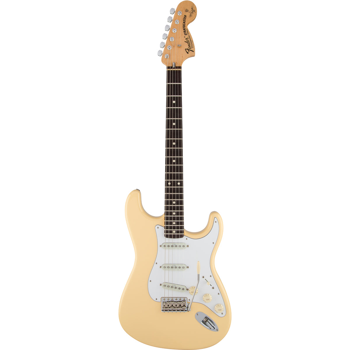 Fender Yngwie Malmsteen Stratocaster Scalloped Rosewood Fingerboard Vintage White