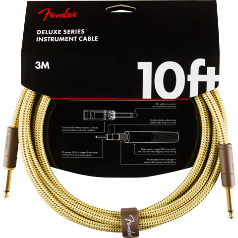 Fender Deluxe Series Instrument Cable Tweed 10'