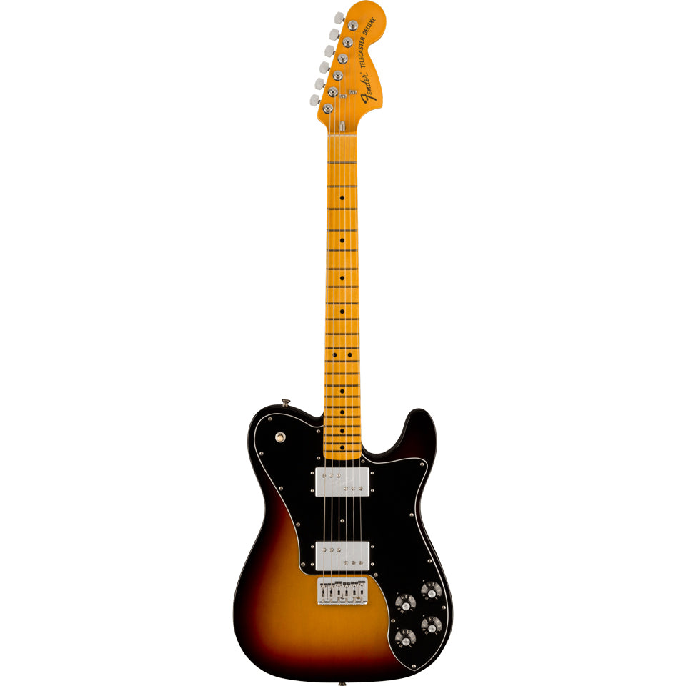 Fender American Vintage II 1975 Telecaster Deluxe Maple Fingerboard 3-Colour Sunburst