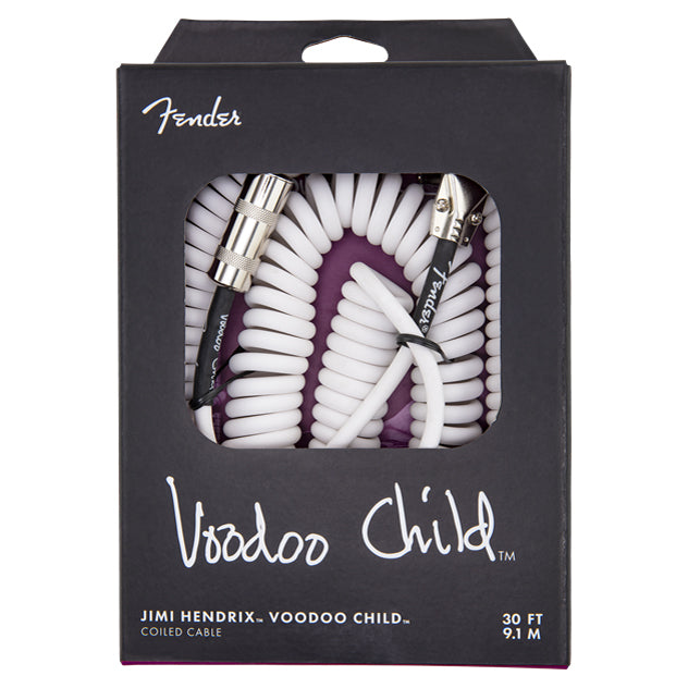 Fender Jimi Hendrix Voodoo Child Coiled Cable White