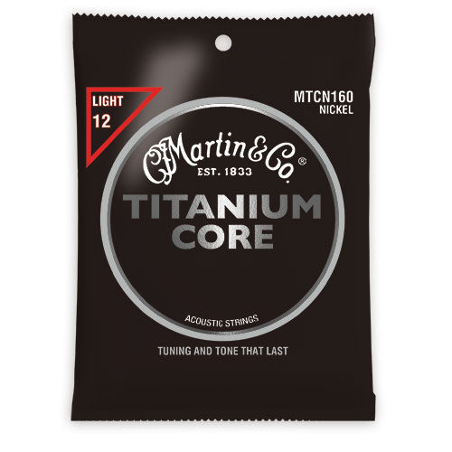 Martin Titanium Core Strings Light 12-55 MTCN160