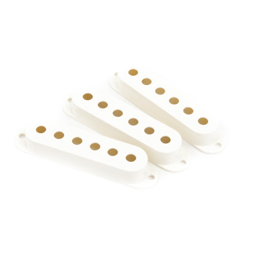 Fender Stratocaster Pickup Covers (3)  Parchment
