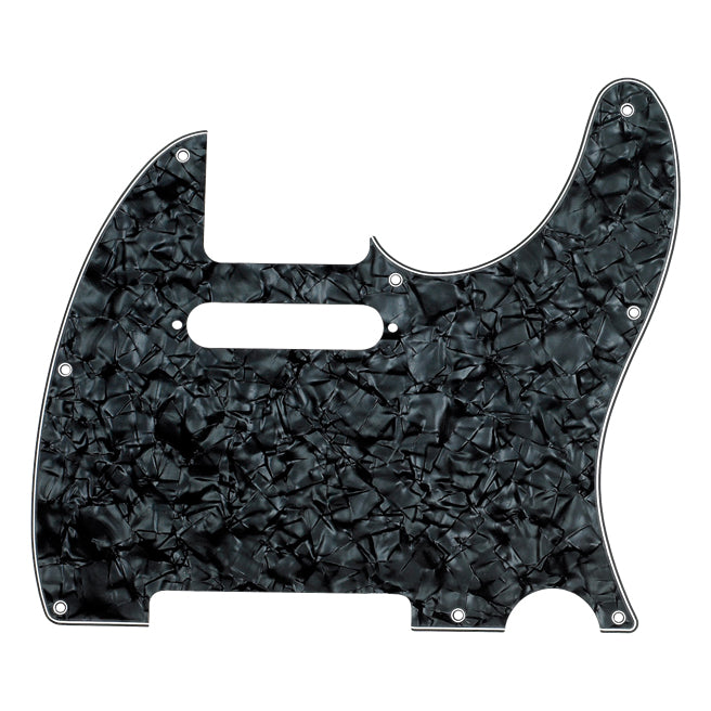 Fender 8-Hole Mount Multi-Ply Tele Pickguard Black Pearl